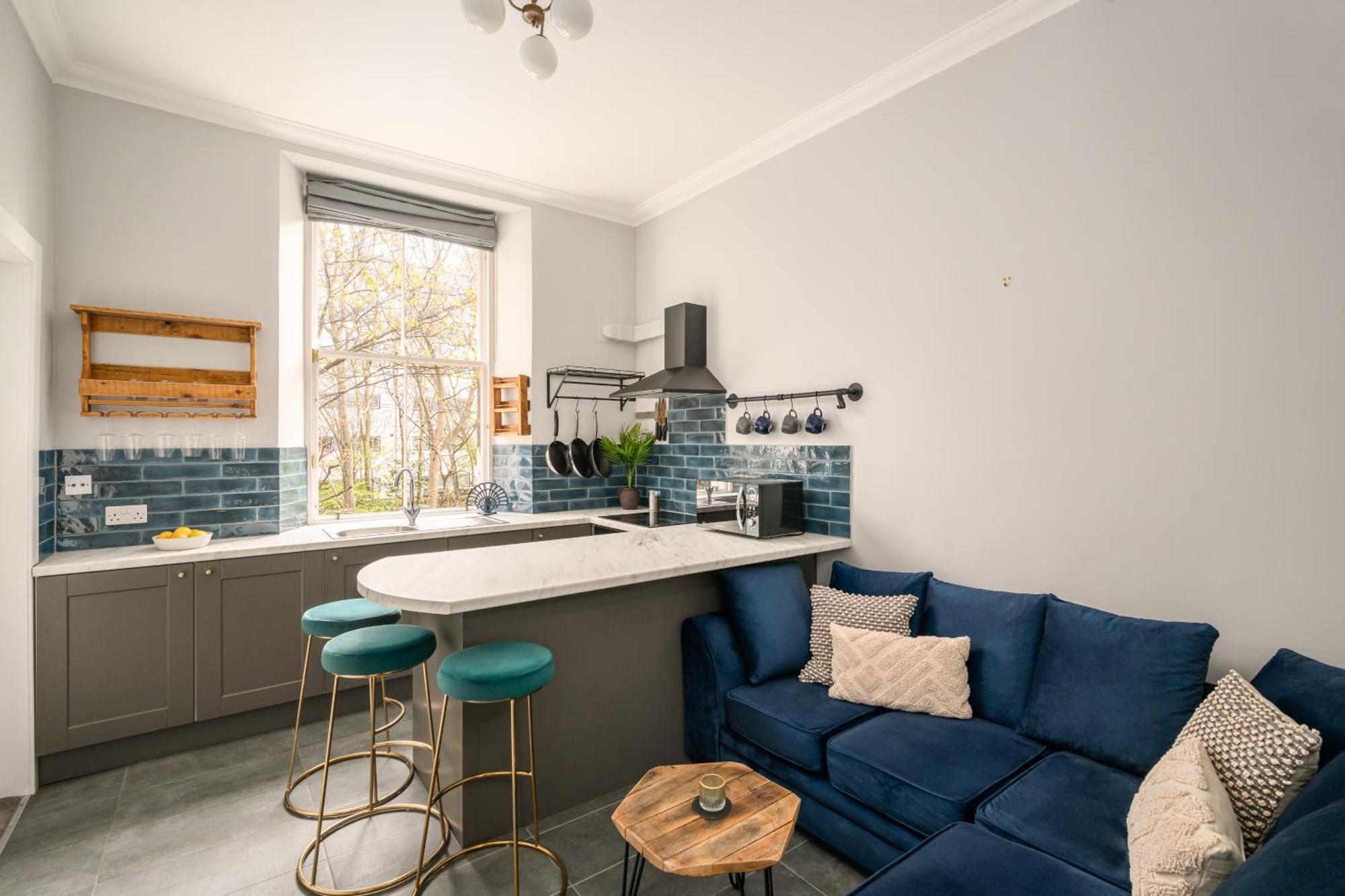 Ferienwohnung Vibrant Leith Flat EDI Exterior foto